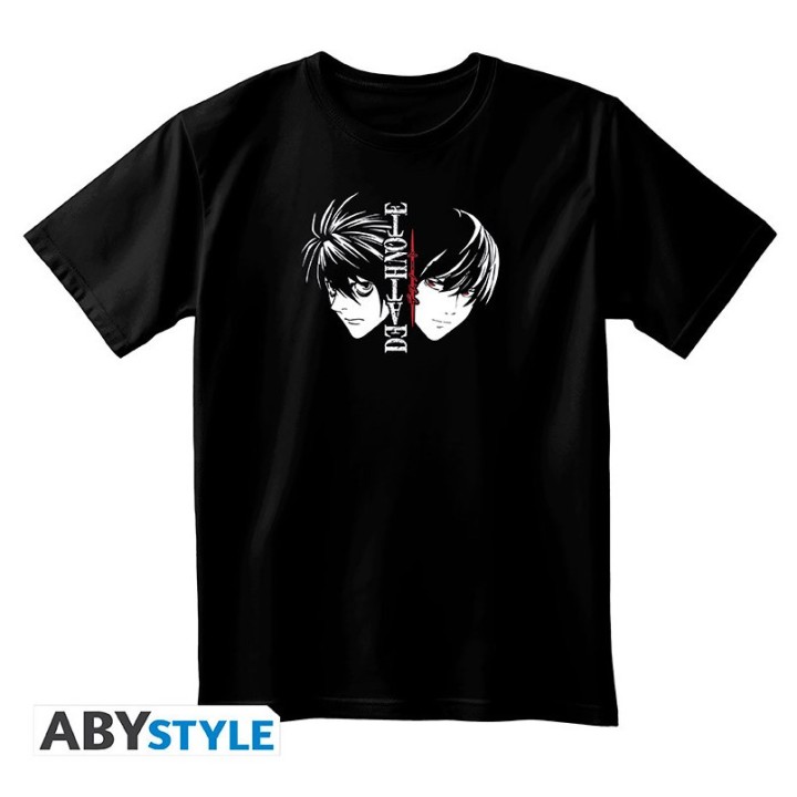 ABYSTYLE DEATH NOTE - Tshirt unisex black - L & Light - M