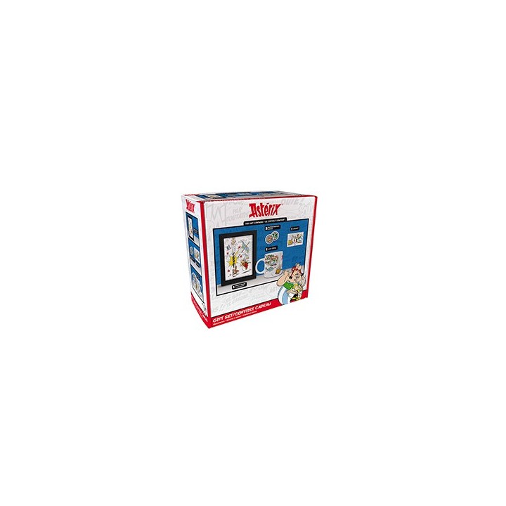 ABYSTYLE ASTERIX - Box regalo (tazza 320ml, quadretto,calamita e spil.