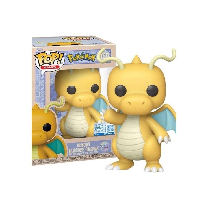 FUNKO POP Games: Pokemon - 850 Dragonite (Soft Color) (Exclusive) 9cm