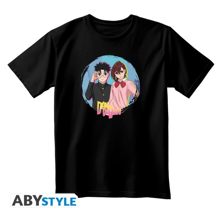 DAN DA DAN - Tshirt unisex black - Momo & Okarun - Small - Unisex T-shirts