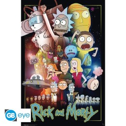 ABYSTYLE RICK AND MORTY - Poster grande: "Wars" (91.5x61)