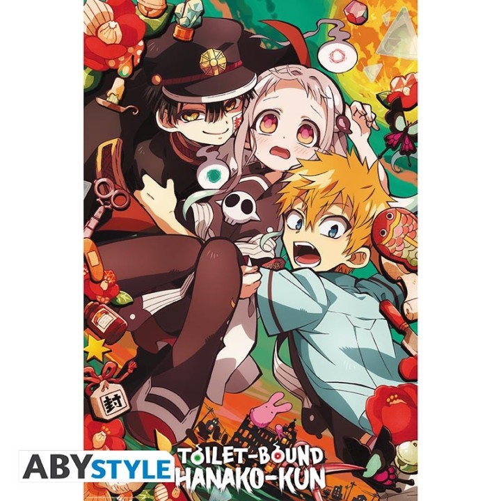 ABYSTYLE TOILET-BOUND HANAKO-KUN - Poster grande: "Kamome Academy" (91.5x61)