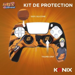 KONIX NARUTO PROTECTION KIT DUALSENSE BLACK Naruto