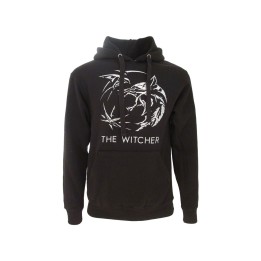 THE WITCHER LOGO FELPA L NERA