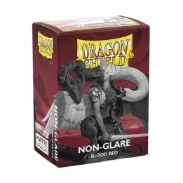 DRAGON SHIELD Matte Standard - Non-Glare Blood Red (100 Sleeves)