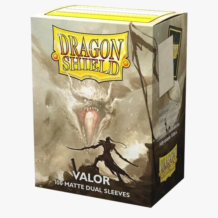DRAGON SHIELD Dual Matte Sleeves - Valor (100 Sleeves)