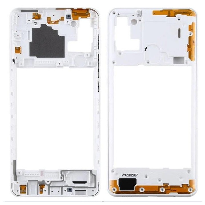 COVER CENTRALE B PER SAMSUNG GALAXY A21s A217F BIANCO