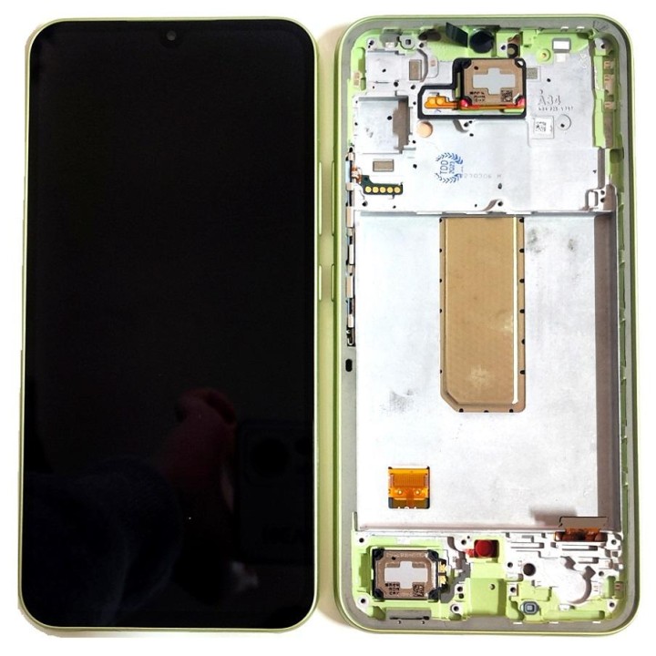 TOUCHSCREEN + DISPLAY LCD DISPLAY COMPLETO + FRAME PER SAMSUNG GALAXY.