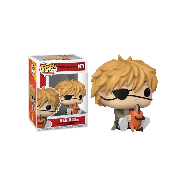 FUNKO CHAINSAW MAN - POP Animation N° 1971 - Denji & Pochita 9 cm