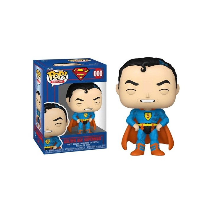 FUNKO POP DC: Superman - 000 Golden Age Superman 9cm