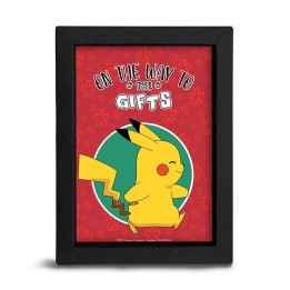 ABYSTYLE POKEMON - Poster incorniciato: "ON THE WAY TO THE GIFTS"