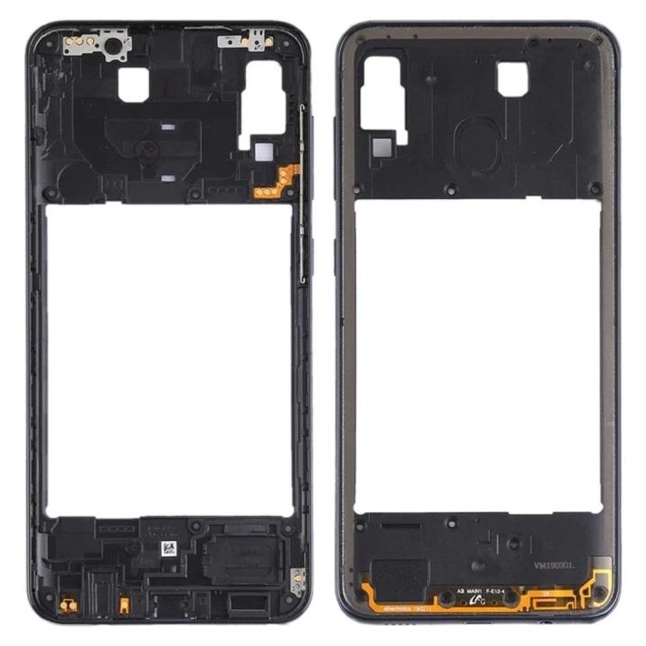 COVER CENTRALE B PER SAMSUNG GALAXY A30 A305F NERO