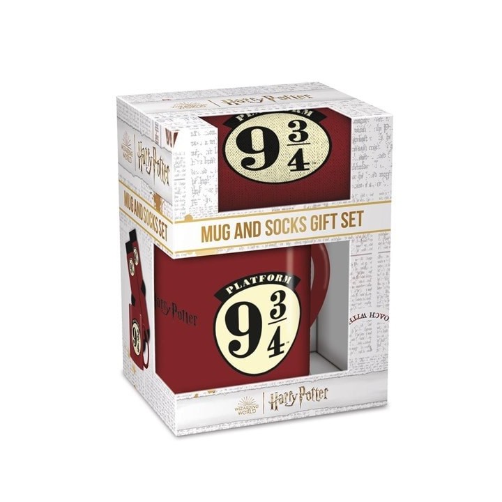 PYRAMID HARRY POTTER (PLATFORM 9 3/4) MUG & SOCK SET