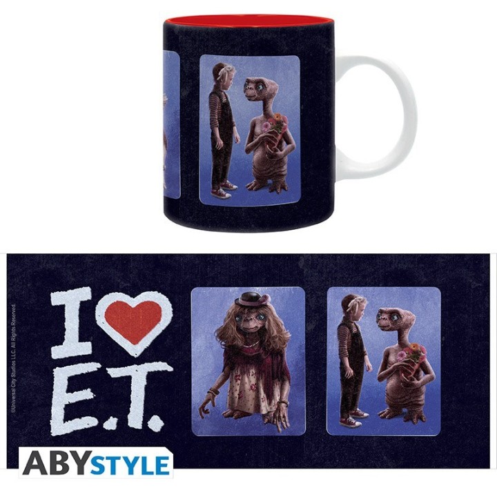 ABYSTYLE E.T. - Tazza 320 ml : "I Love E.T."
