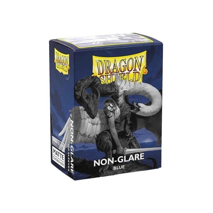 DRAGON SHIELD Matte Standard - Non-Glare Blue (100 Sleeves)