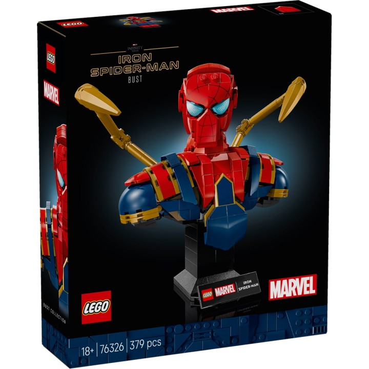 LEGO 76326 SUPER HEROES MARVEL - Busto di Iron Spider-Man