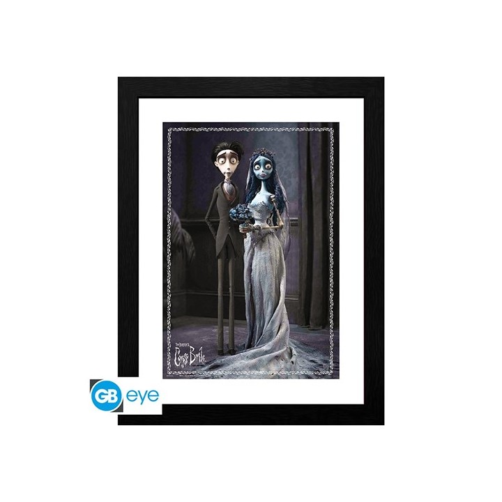 ABYSTYLE CORPSE BRIDE - Poster incorniciato: "Emily & Victor"