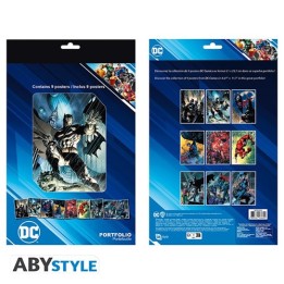 ABYSTYLE DC COMICS - Portfolio 9 posters: "Justice League" (21x29,7)