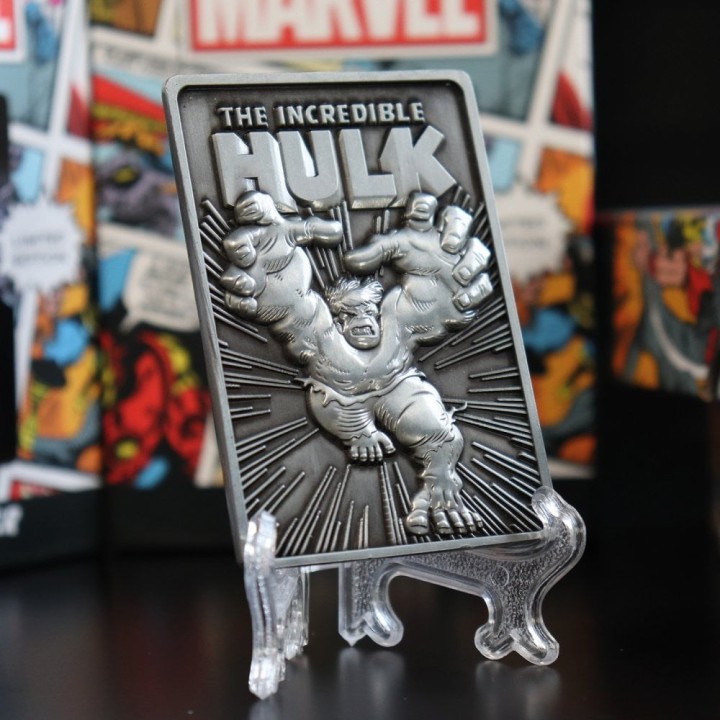 Marvel Comics : Hulk- Lingotto da collezione con stampa in rilievo Limited Edition (7.5x5cm)
