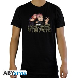 JUJUTSU KAISEN - Tshirt "Itadori & Sukuna" manblack-basic SEE TEX807*Small - Men's T-shirts