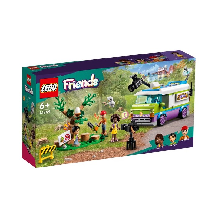 LEGO 41749 Furgone della troupe televisiva