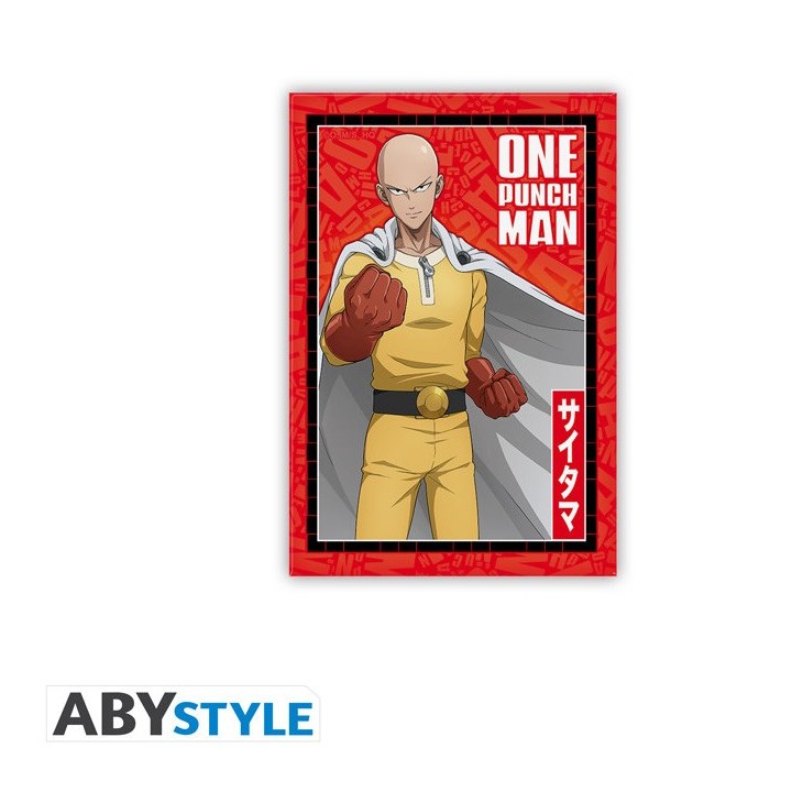 ABYSTYLE ONE PUNCH MAN - Standard Magnet - Saitama x4