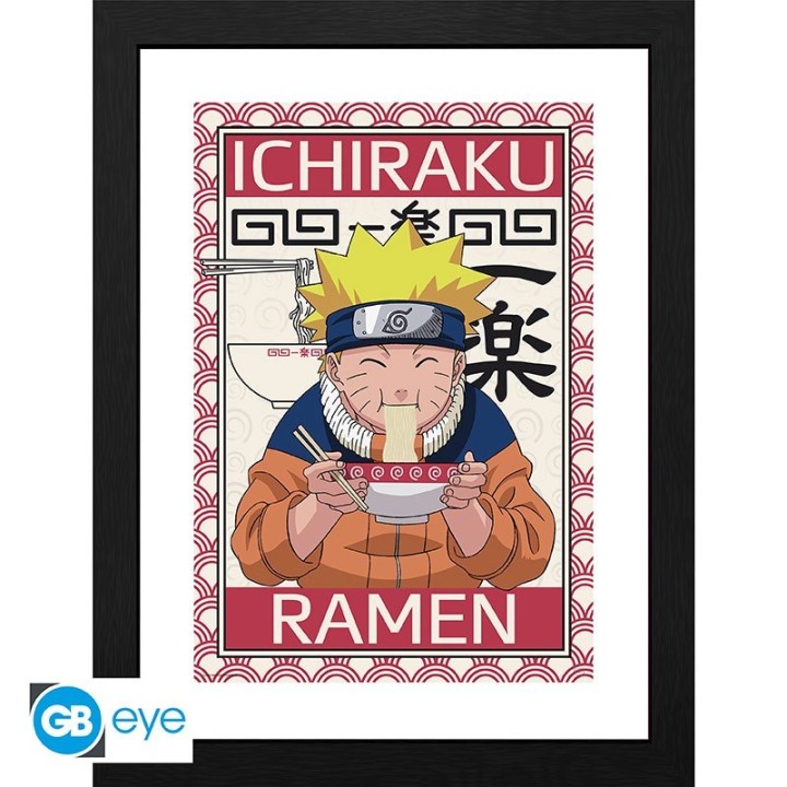 ABYSTYLE NARUTO - Poster incorniciato "Ichiraku Ramen" (30x40)