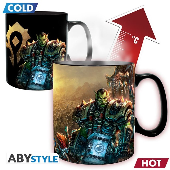 ABYSTYLE WORLD OF WARCRAFT - Tazza termosensibile 460 ml: "Azeroth"