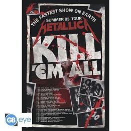 ABYSTYLE METALLICA - Poster grande: "Kill'Em All 83 Tour" (91.5x61)