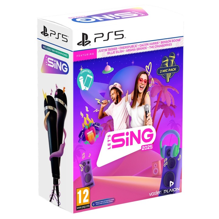 Let's Sing 2025 International Version [+ 2 Mics]