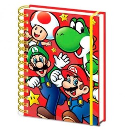 PYRAMID SUPER MARIO (CORE RUN) A5 WIRO NOTEBOOK