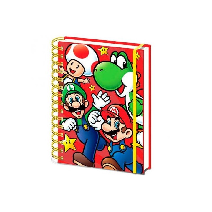PYRAMID SUPER MARIO (CORE RUN) A5 WIRO NOTEBOOK