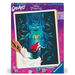 RAVENSBURGER CreArt Serie Premium B - Disney: Arielle e Ursula CreArt Adult