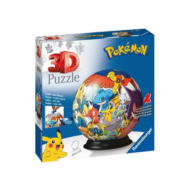 RAVENSBURGER Pokemon3D Puzzleball 72 pezzi
