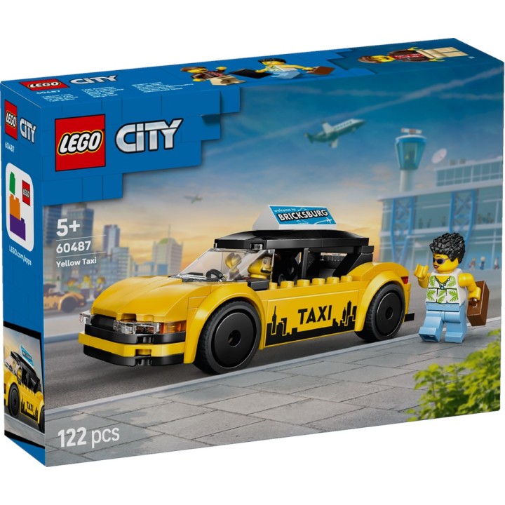 LEGO 60487 City - Taxi giallo