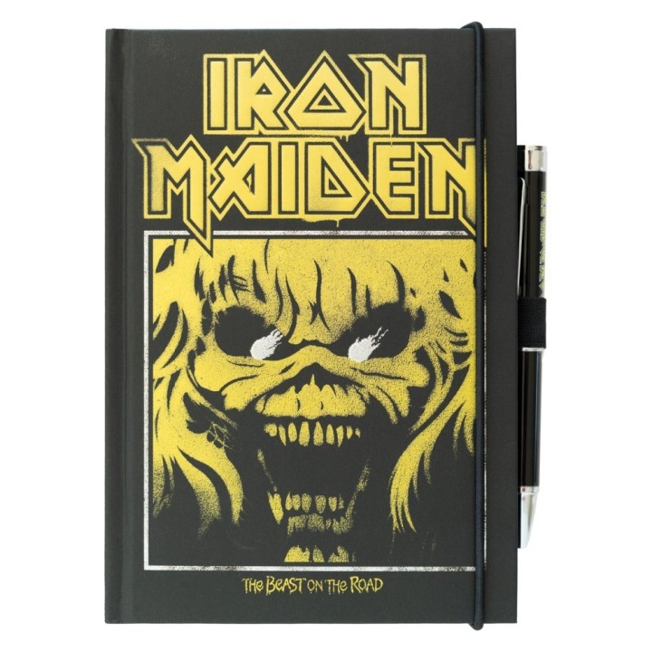 ERIK.QUADERNO PREMIUM A5 CON PENNA PROIETTORE IRON MAIDEN