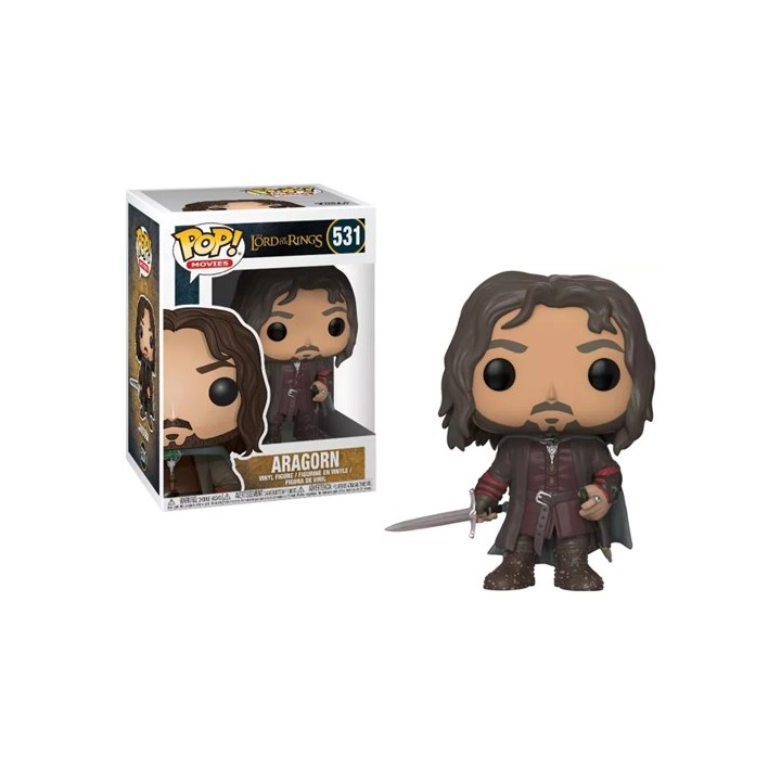 FUNKO POP Movies: The Lord Of The Rings - 531 Aragorn 9cm REPRINT 03/.