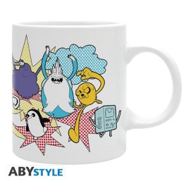 ABYSTYLE ADVENTURE TIME - Tazza 320 ml: "Halftone Characters"