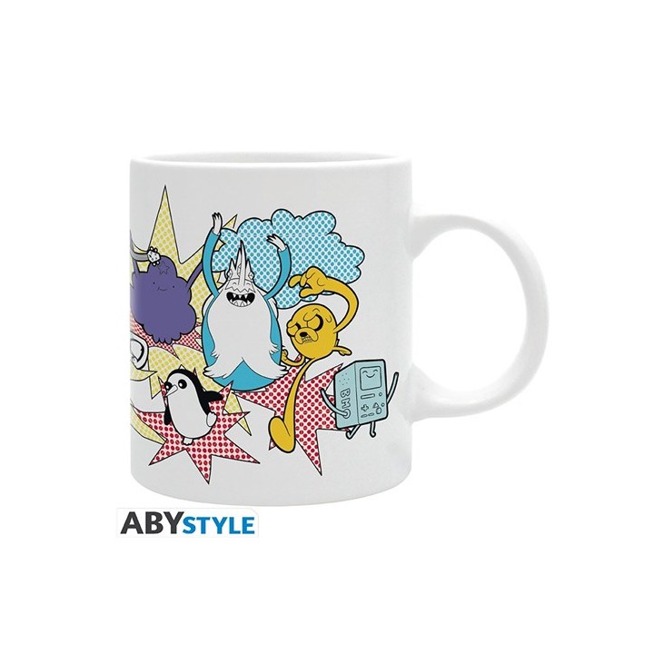 ABYSTYLE ADVENTURE TIME - Tazza 320 ml: "Halftone Characters"