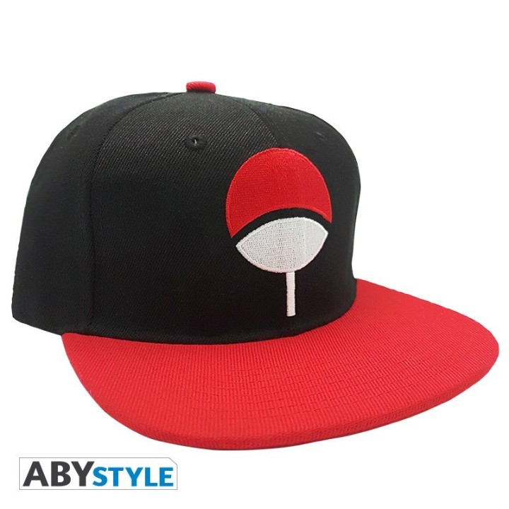 ABYSTYLE NARUTO SHIPPUDEN - Snapback Cappellino: "Uchiha" Black & Red