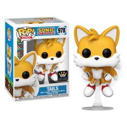 FUNKO POP Games: Sonic The Hedgehog - 978 Tails With Chase (Flocked)..
