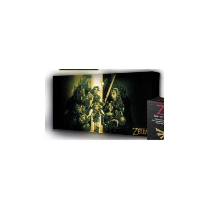 PYRAMID THE LEGEND OF ZELDA (LINK) LETTERBOX LIGHT UP CANVAS