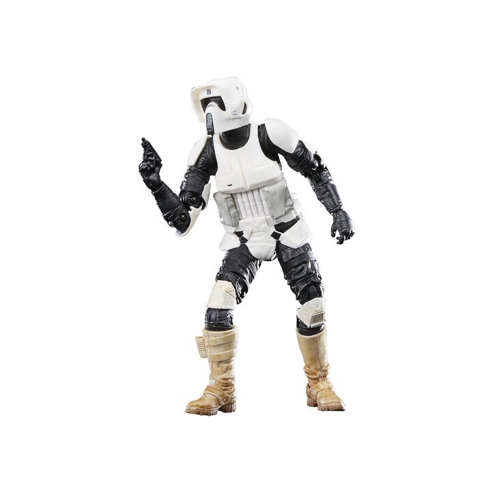 HASBRO STAR WARS: THE RETURN OF THE JEDI - BLACK SERIES - BIKER SCOUT TROOPER FIGURE 15 CM (DAMAGED BOX)