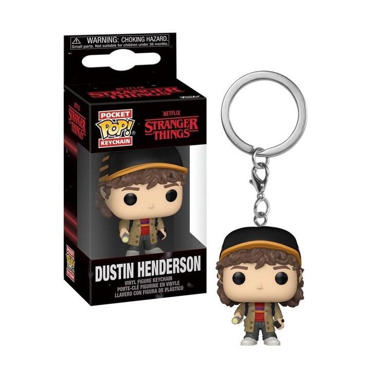 FUNKO POP Keychain Television: Stranger Things S5 - Dustin (REPRINT 09/26)