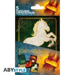 ABYSTYLE LORD OF THE RINGS - Set Cartoline 1 x5 (14,8x10,5)