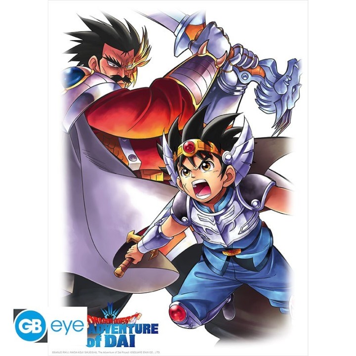 ABYSTYLE DRAGON QUEST - Poster: "Dai & Baran" (52x38)