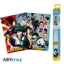 ABYSTYLE MY HERO ACADEMIA - Set 2 Poster: Artworks (52x38)
