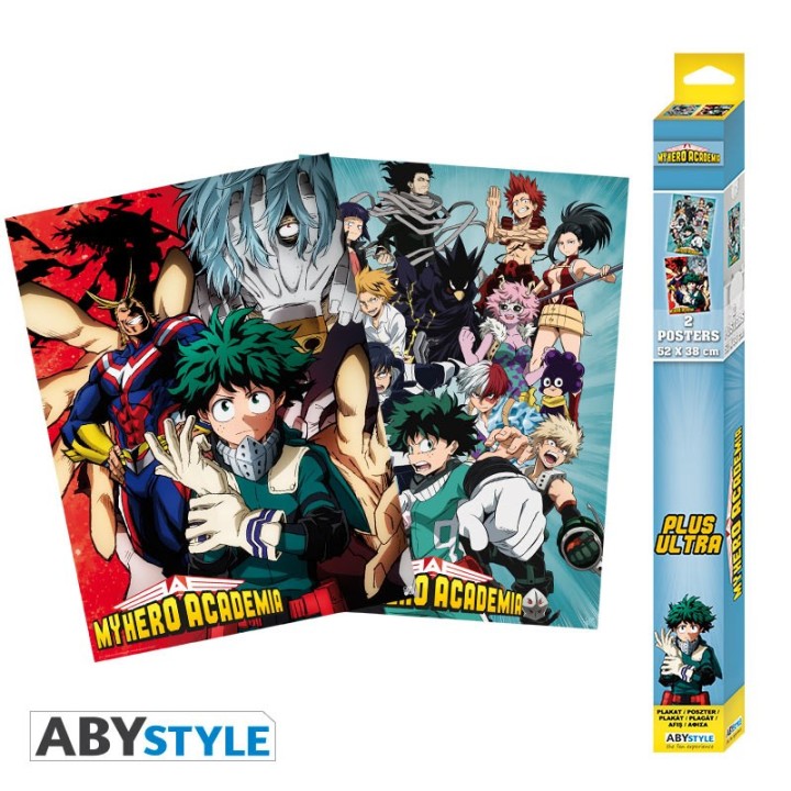 ABYSTYLE MY HERO ACADEMIA - Set 2 Poster: Artworks (52x38)