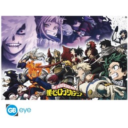 ABYSTYLE MY HERO ACADEMIA - Poster Maxi (91.5x61): "Heroes vs Vilains"