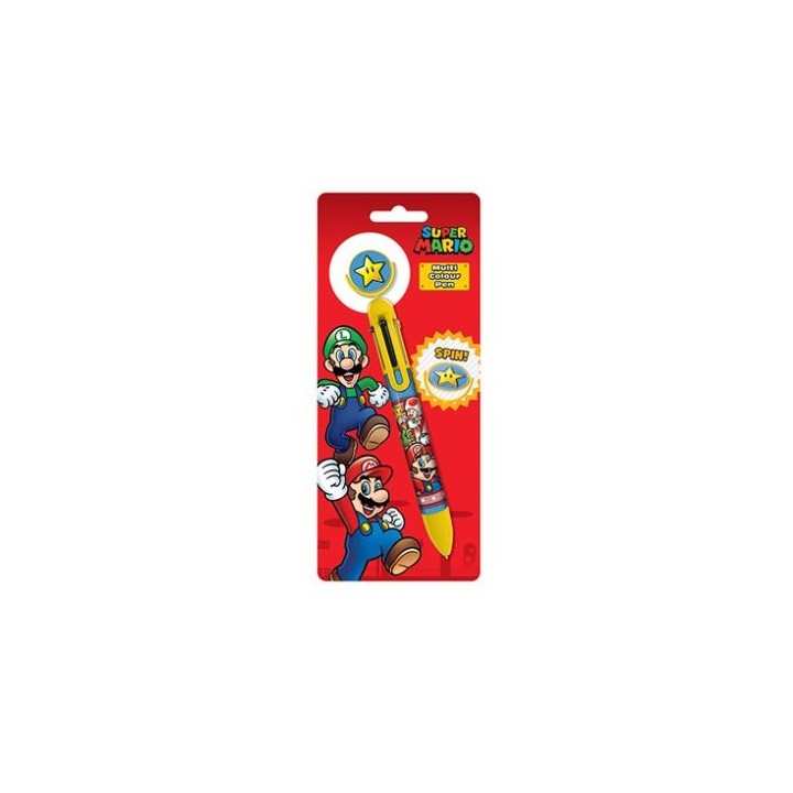 PYRAMID SUPER MARIO Penna Multicolore (CORE BURST)